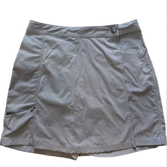 LL Bean nylon skort green size 8 - Picture 1 of 8